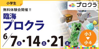 小学生向けプログラミング教室「臨海プロクラ」